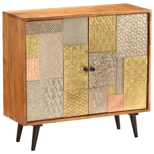 Chunhe Buffet 80 x 30 x 75 cm Bois d'acacia massif AB247683