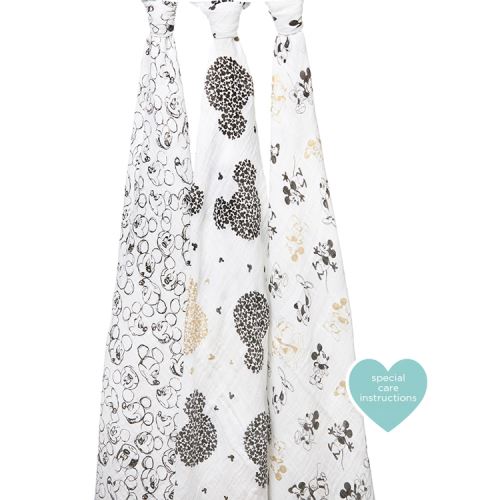 Coffret 3 Maxi langes mousseline MICKEY'S 90th