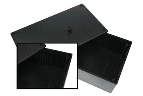 Coffret plastique noir 200 x 110 x 65mm