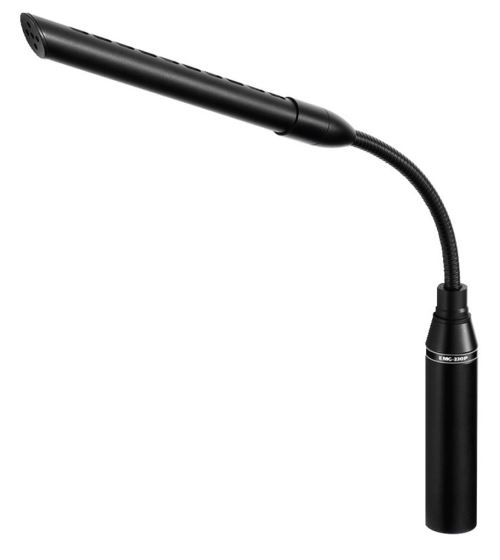 Microphone directionnel électret miniature avec col de cygne Monacor EMG-330P