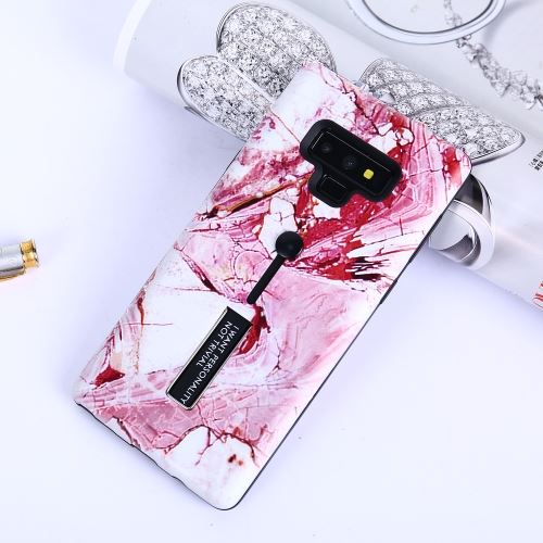 Galaxy Note9 Coque Protection Plastique Marbré Rose Als90718