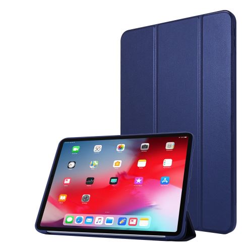 Etui en PU + TPU triple bleu pour votre Apple iPad Pro 11 pouces (2020)