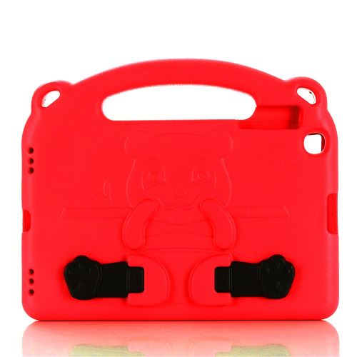 Coque en TPU style panda antichoc EVA avec béquille rouge pour votre Samsung Galaxy Tab A 10.1 (2019) SM-T510/T515