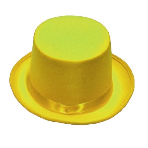 Rubie's chapeau haut-de-forme unisexe jaune