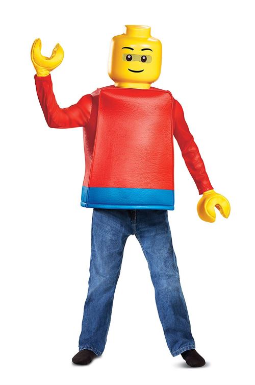 LEGO- Classique Déguisement, DISK14251L, Homme, Petit