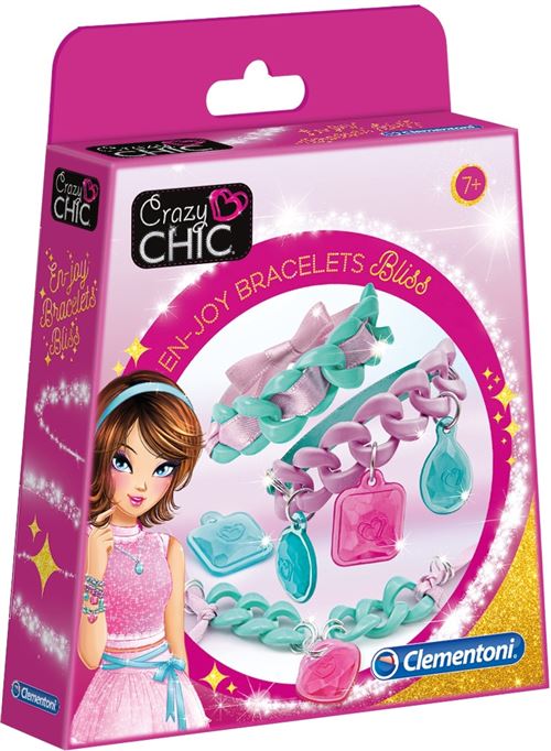 Clementoni Crazy Chic ensemble d'artisanat élastique Romantics