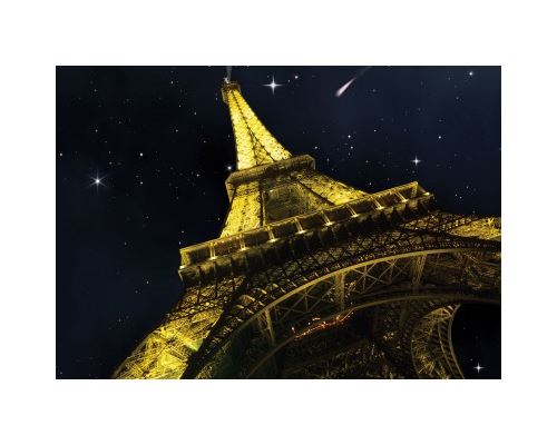 Puzzle 1000 Pièces : Puzzle Néon - Tour Eiffel, Fais un Voeu, Art Puzzle