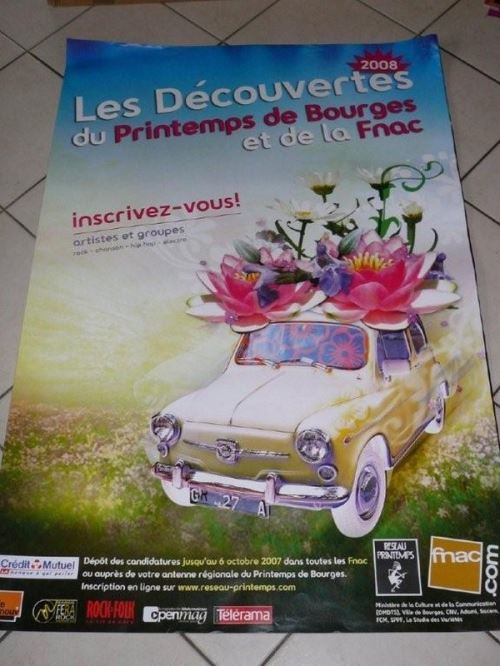 Printemps de BOURGES - 80x120 cm - AFFICHE / POSTER