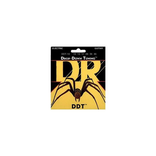 Jeu de cordes guitare électrique DR X Drop-Down Tuning Medium DDT10 10-46