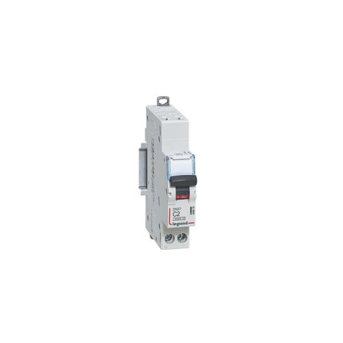 Legrand Disjoncteur Dnx³ 4500 - Auto/Vis - U+N 230V~ 2A - 6Ka - Courbe C - 1 Module