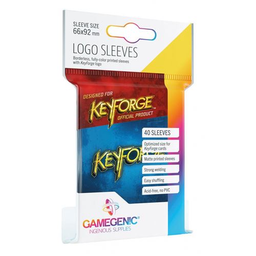 Keyforge - Sachet de 40 pochettes Logo Bleu