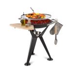 130€ sur Blumfeldt Caruso Braséro de jardin sur pied Ø58 cm BLUMFELDT Delion Grill pivotant potence Pieds hauts Câble