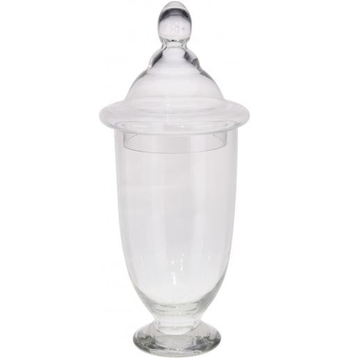 Grande bonbonnière en verre - 390 cl - Transparent