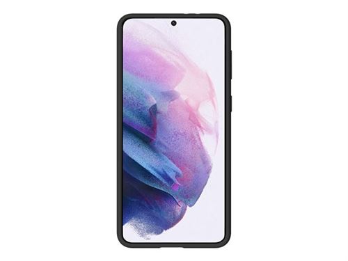 BeHello Liquid Silicone Case - Achterzijde behuizing voor mobiele telefoon - plastic - zwart - voor Samsung Galaxy S21+ 5G