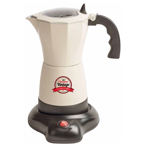 Bestron Vintage AES500RE - Cafetière électrique - 6 tasses