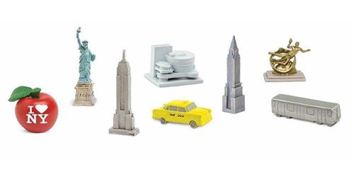 Safari jeu de rôle New York City Toob junior gris/rouge/jaune 8-pièces