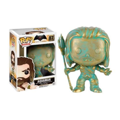 Figurine Batman V Superman - Aquaman Patina Exclusive Pop 10cm