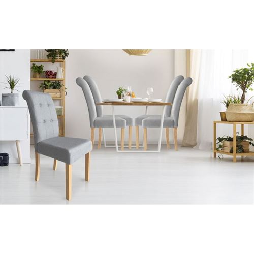 Paris Prix Lot De 2 Chaises Design oliver 99cm Gris Paris Prix Lot De 2 Chaises Design oliver 99cm Gris
