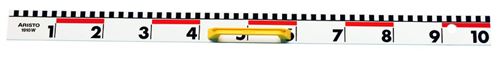 Aristo AR-1910W règle 100cm en plastique avec graduation cm / dm
