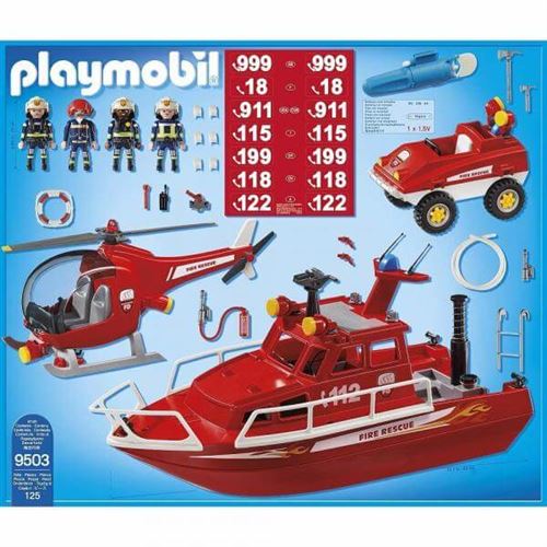 Playmobil City Action - Forces spéciales pompiers - 9503