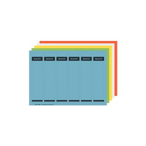 Leitz Étiquette dos de classeur 39 x 192 mm courte étroite jaune convient pour carton standard - vue 2