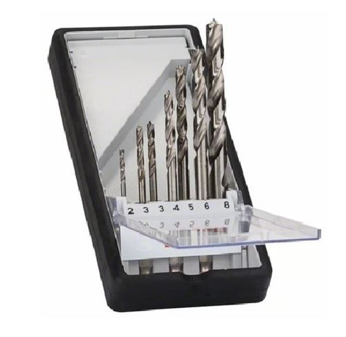 Coffret De 7 Mèches à Bois Hélicoidales 1/4'' - Bosch - 2607019923