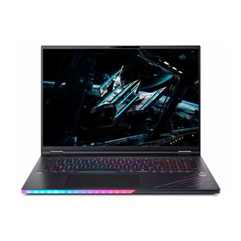 Acer Predator Helios 18 AI PH18-73 - Intel Core Ultra 9 - 275HX / jusqu'à 5.4 GHz - Win 11 Pro - GeForce RTX 5080 - 32 Go RAM - 1.024 To SSD NVMe + 1.024 To M.2 2280 SSD NVM Express (NVMe) - 18" IPS 2560 x 1600 (WQXGA) @ 250 Hz - 5 Gigabit Ethernet - Wi-