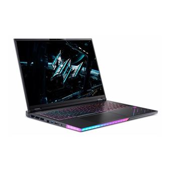 Acer Predator Helios 18 AI PH18-73 - Intel Core Ultra 9 - 275HX / jusqu'à 5.4 GHz - Win 11 Pro - GeForce RTX 5080 - 32 Go RAM - 1.024 To SSD NVMe + 1.024 To M.2 2280 SSD NVM Express (NVMe) - 18" IPS 2560 x 1600 (WQXGA) @ 250 Hz - 5 Gigabit Ethernet - Wi-