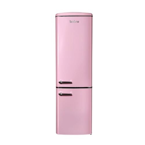 LINARIE R&eacute;frig&eacute;rateur cong&eacute;lateur retro LJCO250PINK 244L Cusy Rose