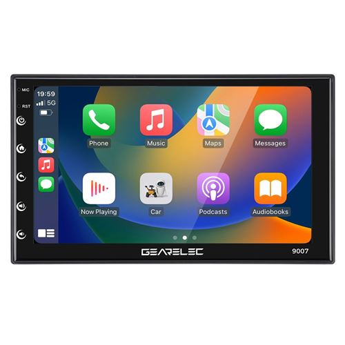 Gearelec Autoradio 7 Pouces Android 13 avec Carplay Android Auto GPS Navigation WiFi Bluetooth AUX 2+32GO