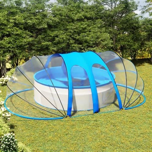 Vidaxl - Dôme de piscine ovale 620x410x210 cm