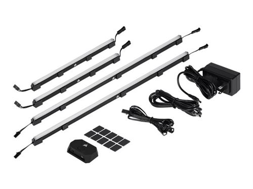 CORSAIR iCUE LS100 Smart Lighting Strip Starter Kit - Kit d'éclairage