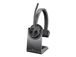 Poly Voyager 4320-M - Voyager 4300 series - micro-casque - sur-oreille - Bluetooth - sans fil, filaire - USB-A - noir - certifié Zoom, Certifié pour Microsoft Teams