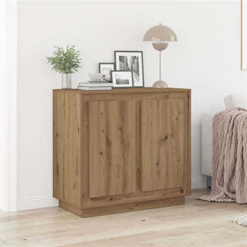 Buffet Artisan Chêne 80x34x75 cm Bois d ingénierie