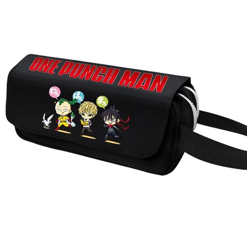 Trousse à crayon One Punch Man pour Garçon et Filles (PC5487) 20x10x5 cm Noir