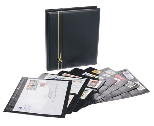 Articles de collectionneurs - Album pour timbres avec 10 Feuilles à 6 Bandes 7776