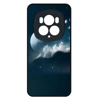 Coque My-Kase pour honor Magic 6 Pro - pleine lune - Silicone - Noir - 1