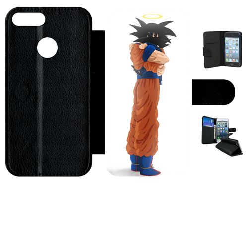 Etui My-Kase pour 9 Lite - dragon ball z prend soin de ta mere - Simili-cuir Noir