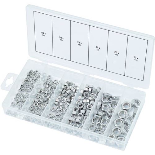 Ks Tools Assortiment D'écrous Métriques M3-M10 - Image 3