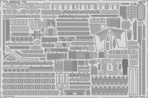 Dkm Blücher For Trumpeter - 1:350e - Eduard Accessories