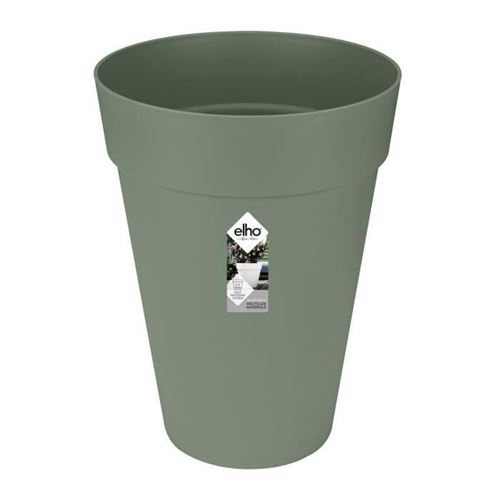 Non Communiqué Vert Elho Loft Urban Pot De Fleurs Rond Haut 35 - Ø 34 X H 45 Cm - Extérieur - 100% Recyclé