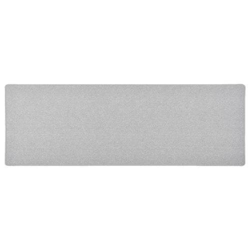vidaXL Tapis de couloir Gris clair 50x150 cm