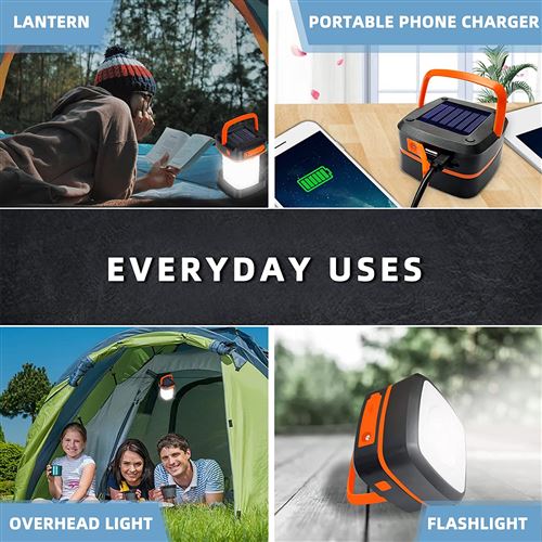 Lampe de camping, Objets publicitaires, Lanterne solaire d'extérieur  personnalisable