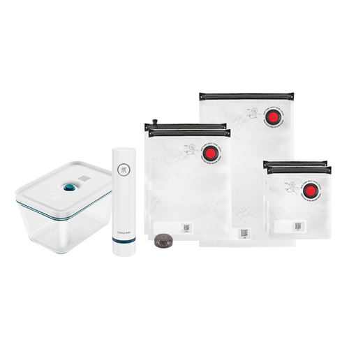 Non Communiqué Blanc Zwilling Fresh & Save Coffret Sous Vide En Verre 7 Pièces La Mer