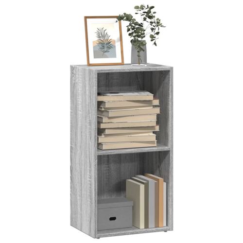 VIDAXL - Bibliothèque - Gris - 40x30x77 cm - Image 2