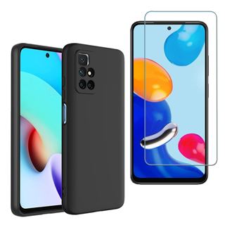 Coque de protection Noir et Film de protection en Verre trempé pour Xiaomi Redmi note 11 pro 4/5G [Toproduits®] - 1