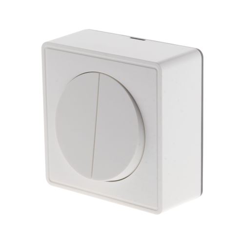 Non Communiqué Blanc Interrupteur Double Va Et Vient 10A Saillie Silver - Vulco - Zenitech