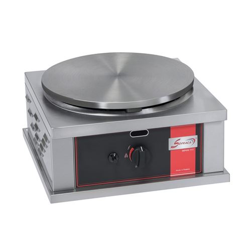 Cr&ecirc;pi&egrave;re Gaz Professionnelle Carr&eacute;e &agrave; Usage Intensif - &Oslash; 400 mm - Sofraca