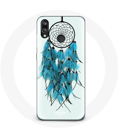 Coque pour Huawei P20 Lite Attrape Rêve Bleu Fond Blanc Maniacase