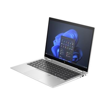 HP Elite x360 830 G11 Notebook - Conception inclinable - Intel Core Ultra 7 - 155U / jusqu'à 4.8 GHz - Win 11 Pro - Intel Graphics - 32 Go RAM - 512 Go SSD NVMe - 13.3" IPS 1920 x 1200 - Wi-Fi 6E, Bluetooth - clavier : Suisse
